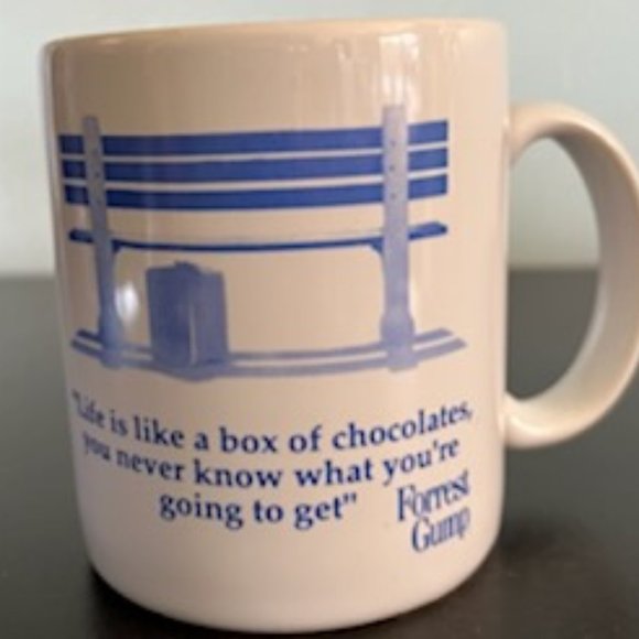 Forrest Gump Mug Life Is Like a Box of Chocolates 1994  Tom Hanks - Picture 1 of 6